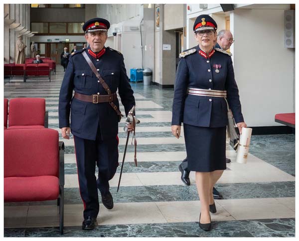 Signing and Hanging Of the Portrait with Lord Lieutenant